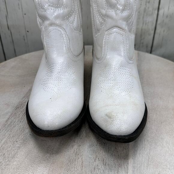 Coconuts by Matisse Dusty Womens Western Boots Size 8.5 Ivory Pull On Boots - Picture 10 of 13